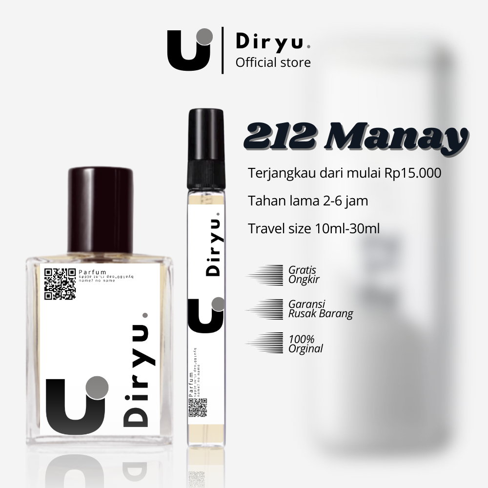 Diryu Parfum - Travel Size - 212 Man (30ml) - Eau de parfum (EDP) - Men (Pria) | Numu 921 - Collecti