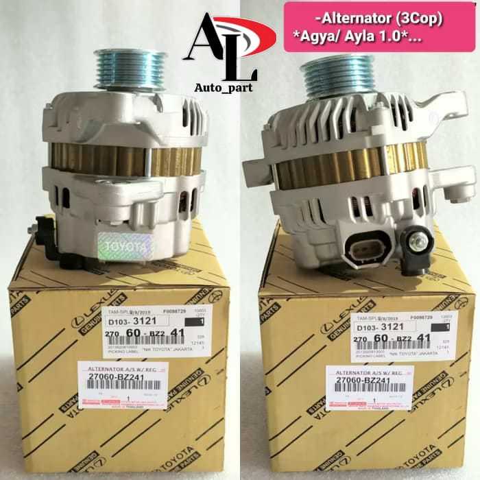 Alternator / Dinamo Charge Toyota Agya Ayla 1.0 1000cc / Alternator Ayla 1000cc