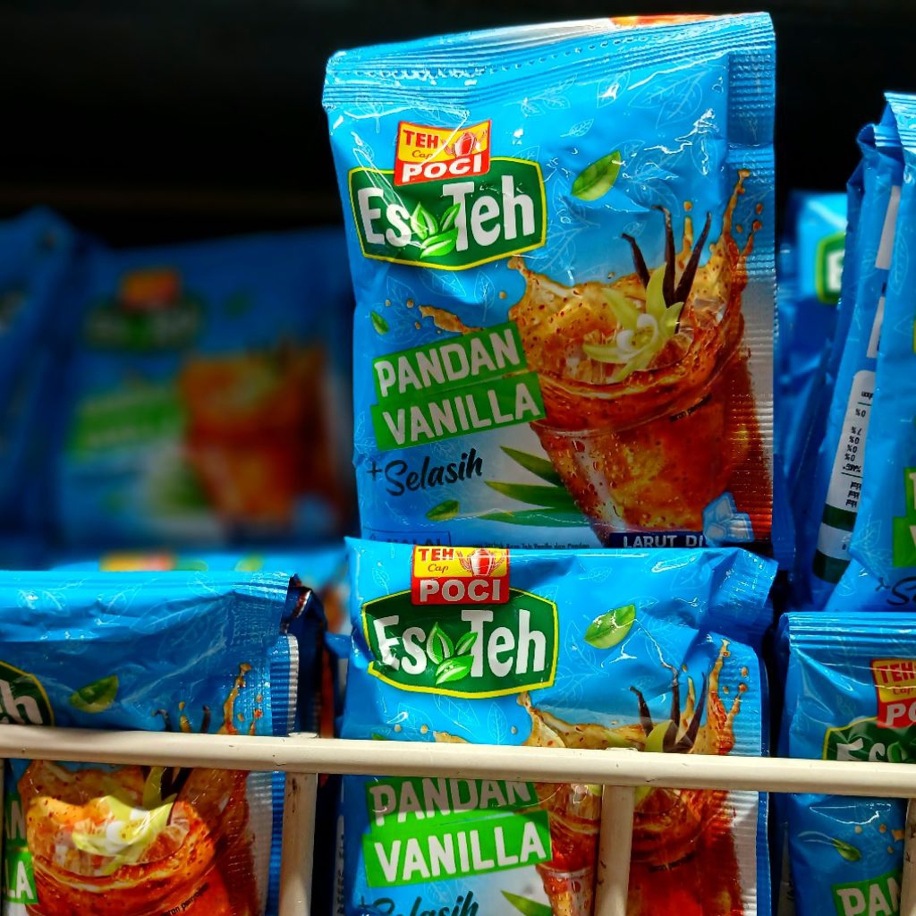 

10 Sachet Poci Es Teh Tarik Pandan Vanilla 1Renceng @24gr × 10