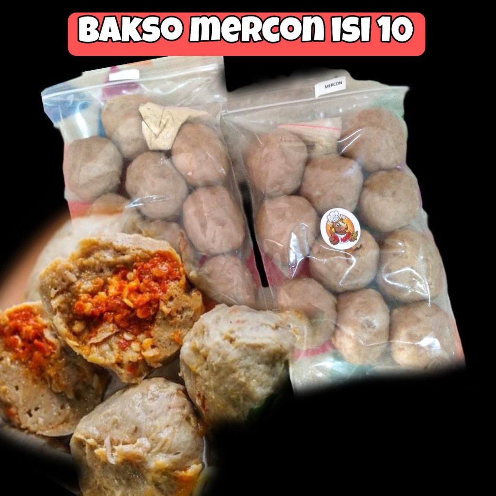 

Bakso wonogiri mercon isi 10