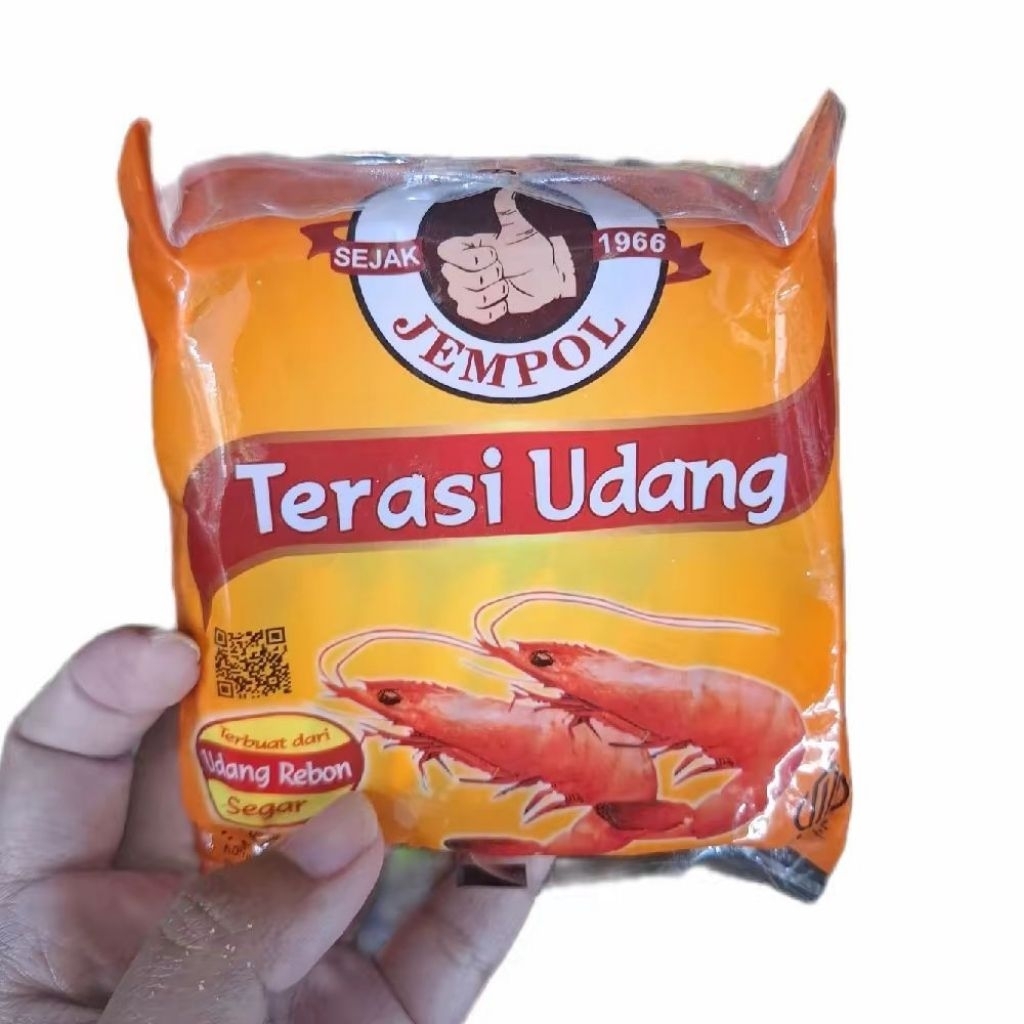 

TERASI UDANG CAP JEMPOL NETTO 1 PACK ISI 20 PCS X 4.5 GR muraah