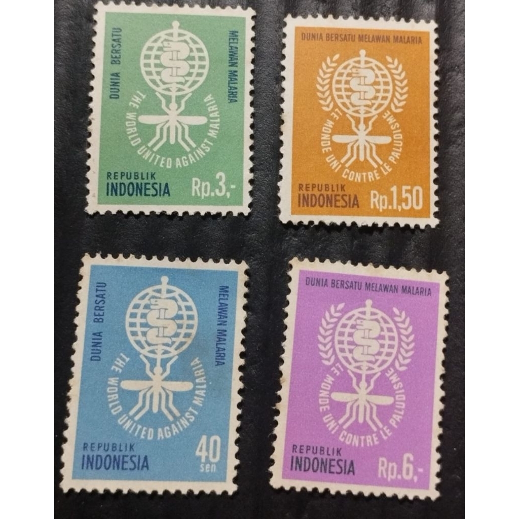

Prangko Melawan Malaria set 4 Pcs