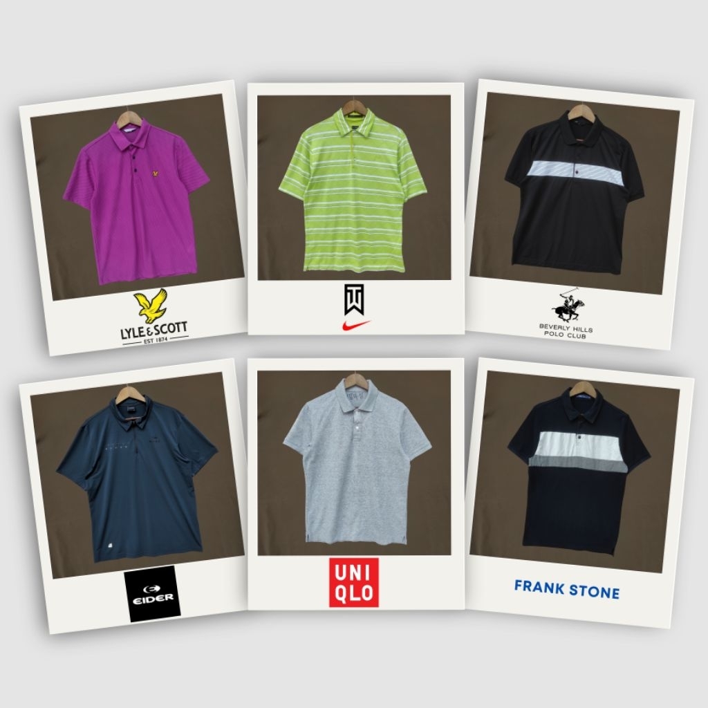 Kaos Polo/Golf Brand Second/Bekas