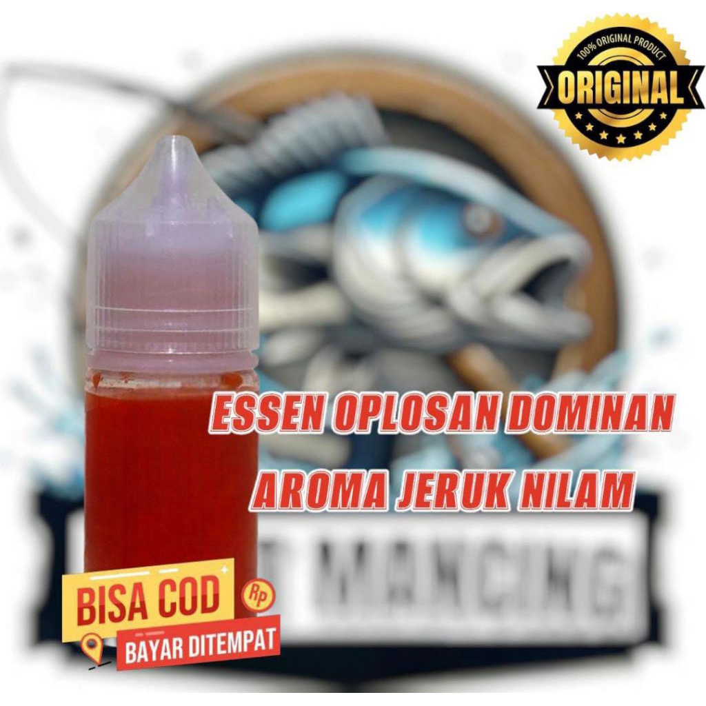 Essen Ikan Mas jeruk nilam Asli Paling Gacor, Essen Oplosan Ikan Mas Amis Wangi Gurih Spesial Essen 