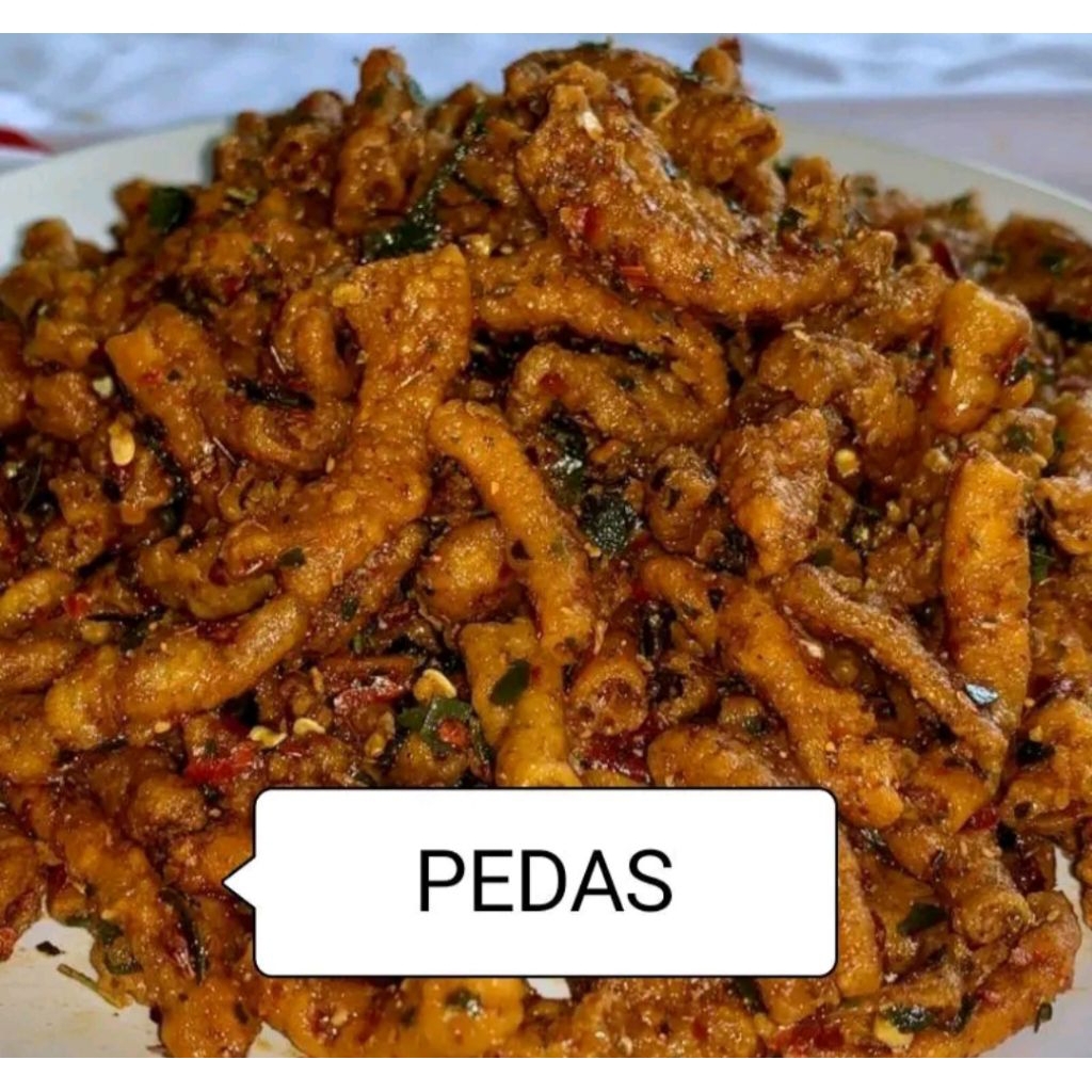 

Usus Krispi gurih renyah pedas