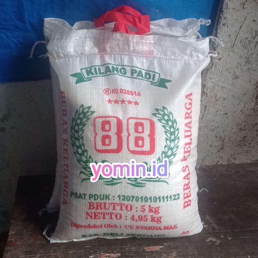 

Beras 5kg Cap 88/ Beras 10kg Cap 88
