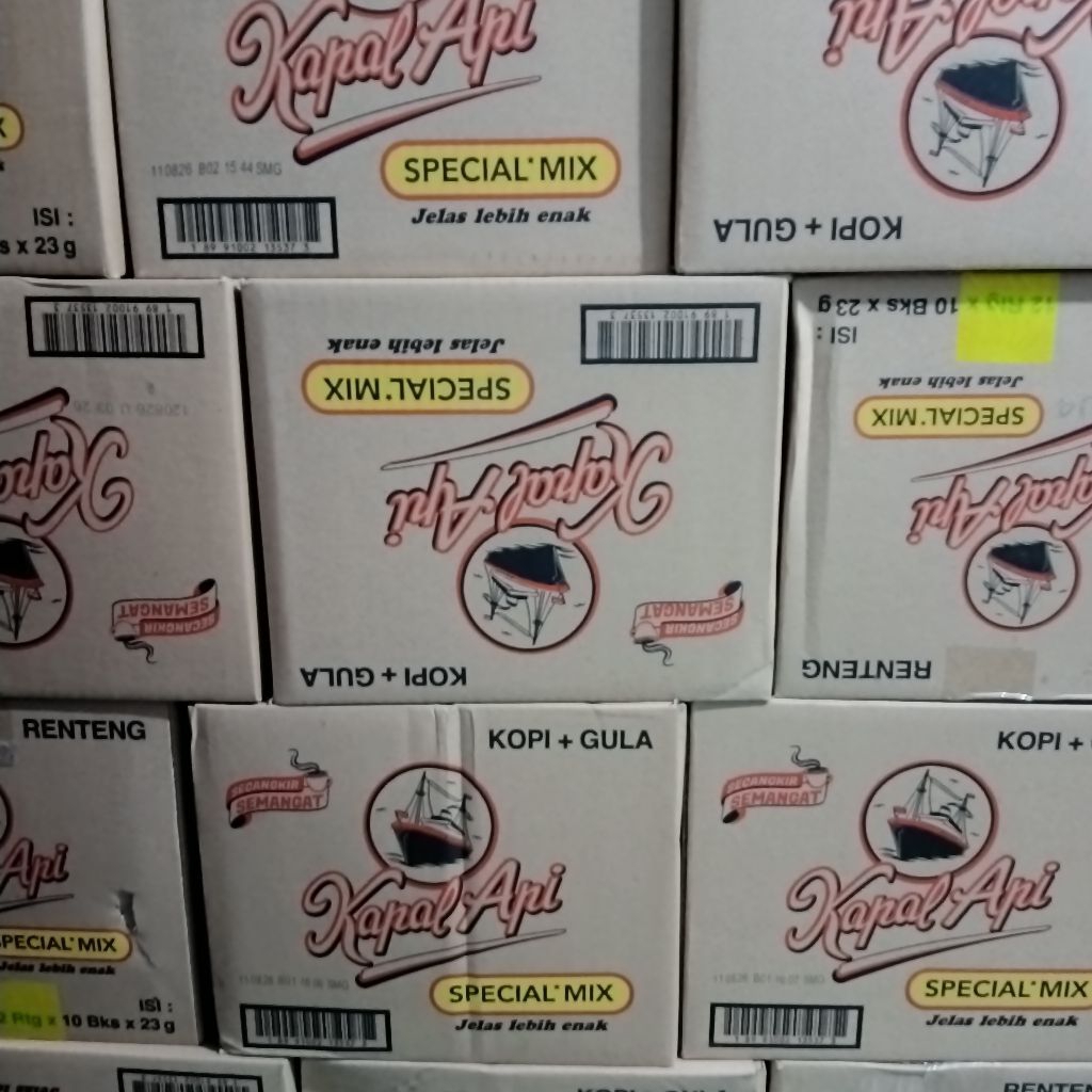 

Kopi Kapal API Special Mix 1 Dus Isi 12 Renceng