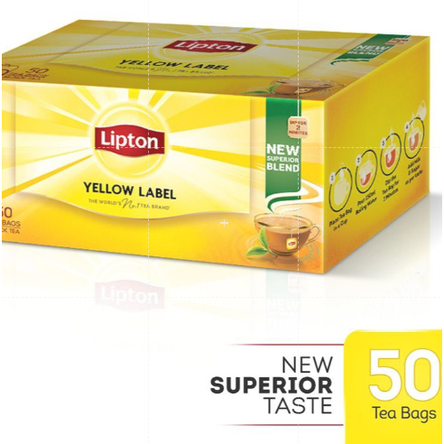 

lipton tea yellow label isi 50