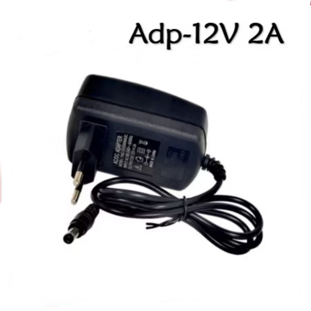Adapter/Adaptor 12Volt 2Ampere,untuk mini Amplifier 12volt,power DC 12Volt 2A, dengan ukuran soket 5