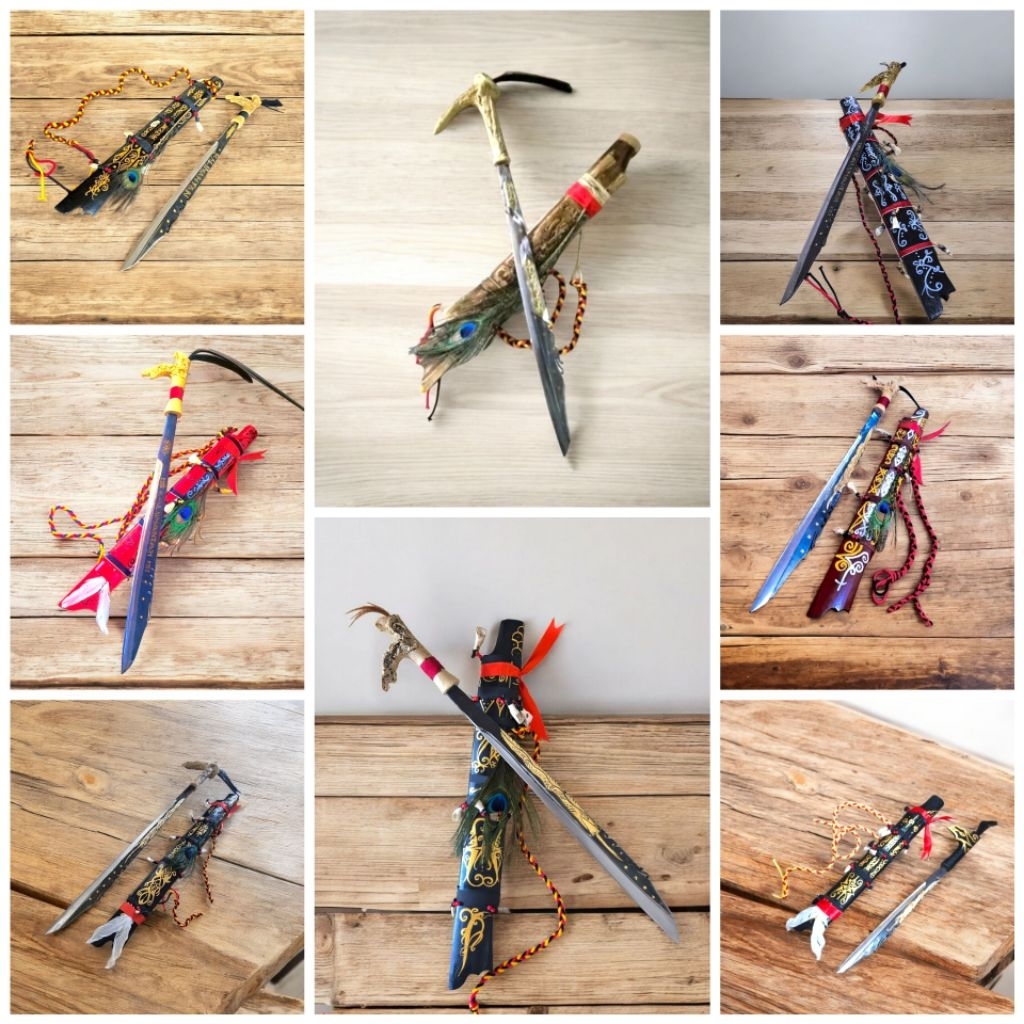 Mandau Dayak kalimantan  Mandau hiasan dinding