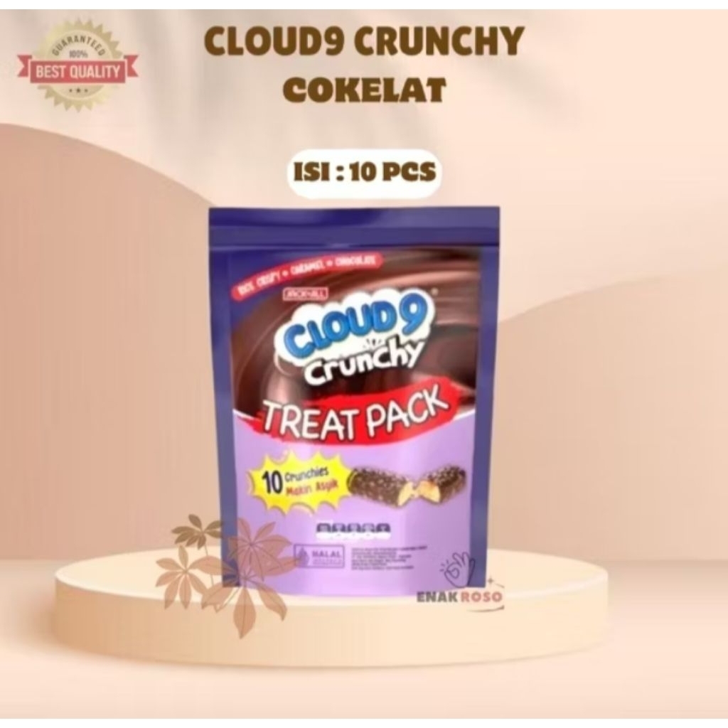 

cloud 9 crunchy treat pack isi 10pcs
