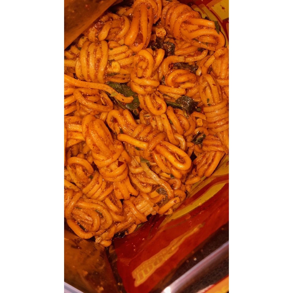 Keripik Mie gulung | Mie Gulung Pedas Daun Jeruk