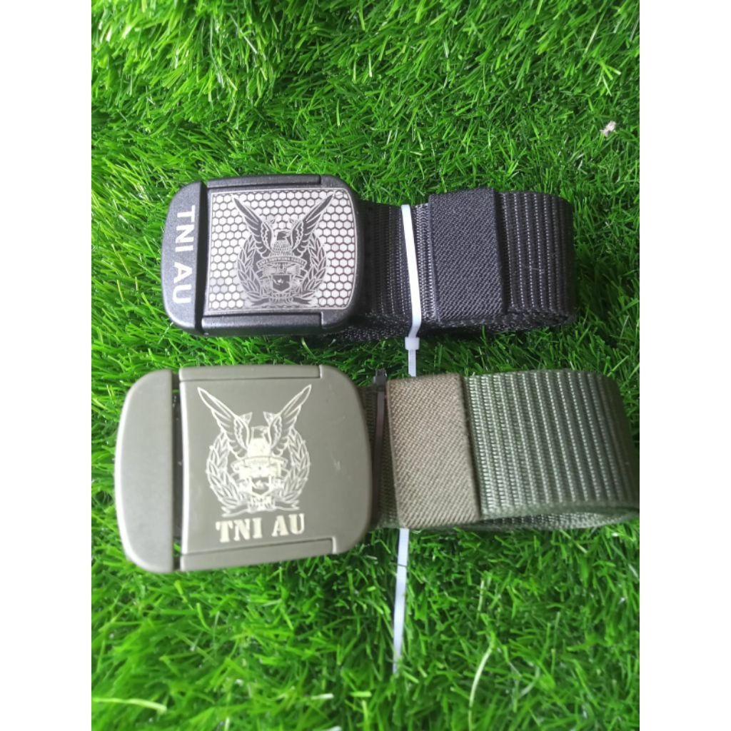 ikat pinggang logo TNI AU / gesper tactical Lazer