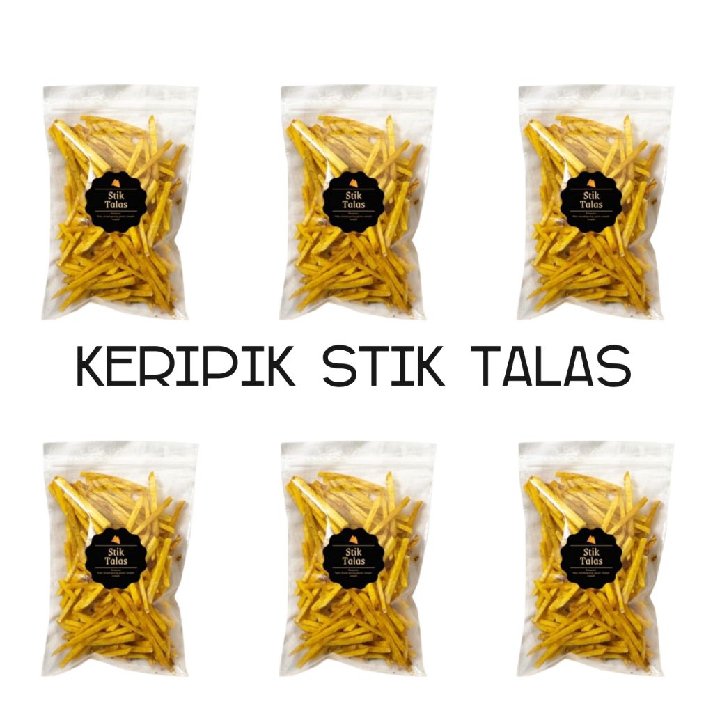 

Cemilan Snack Keripik Stik Talas