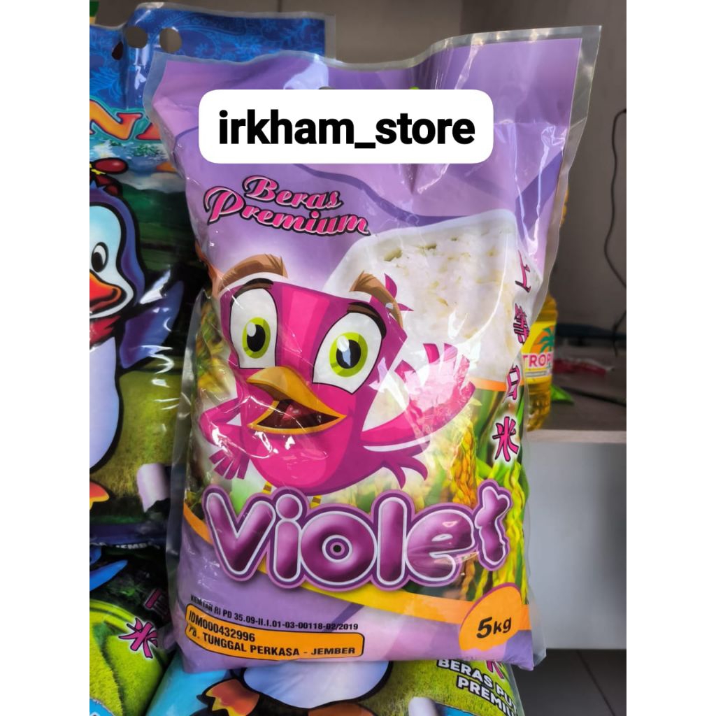 

beras premium violet 5kg
