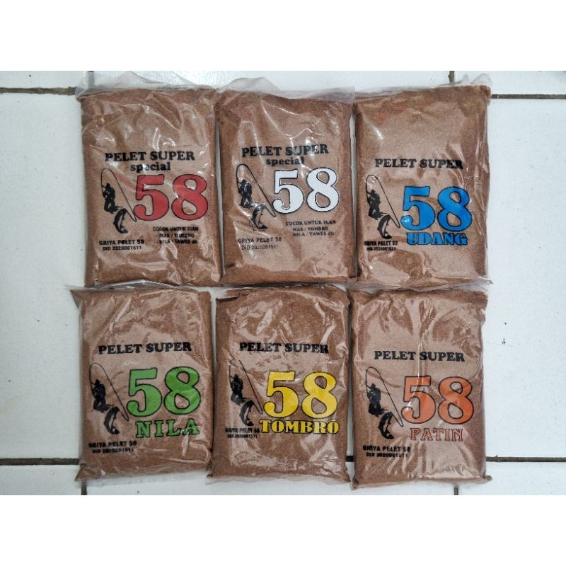 Pelet 58 Super Special for Ikan Nila and Tombro