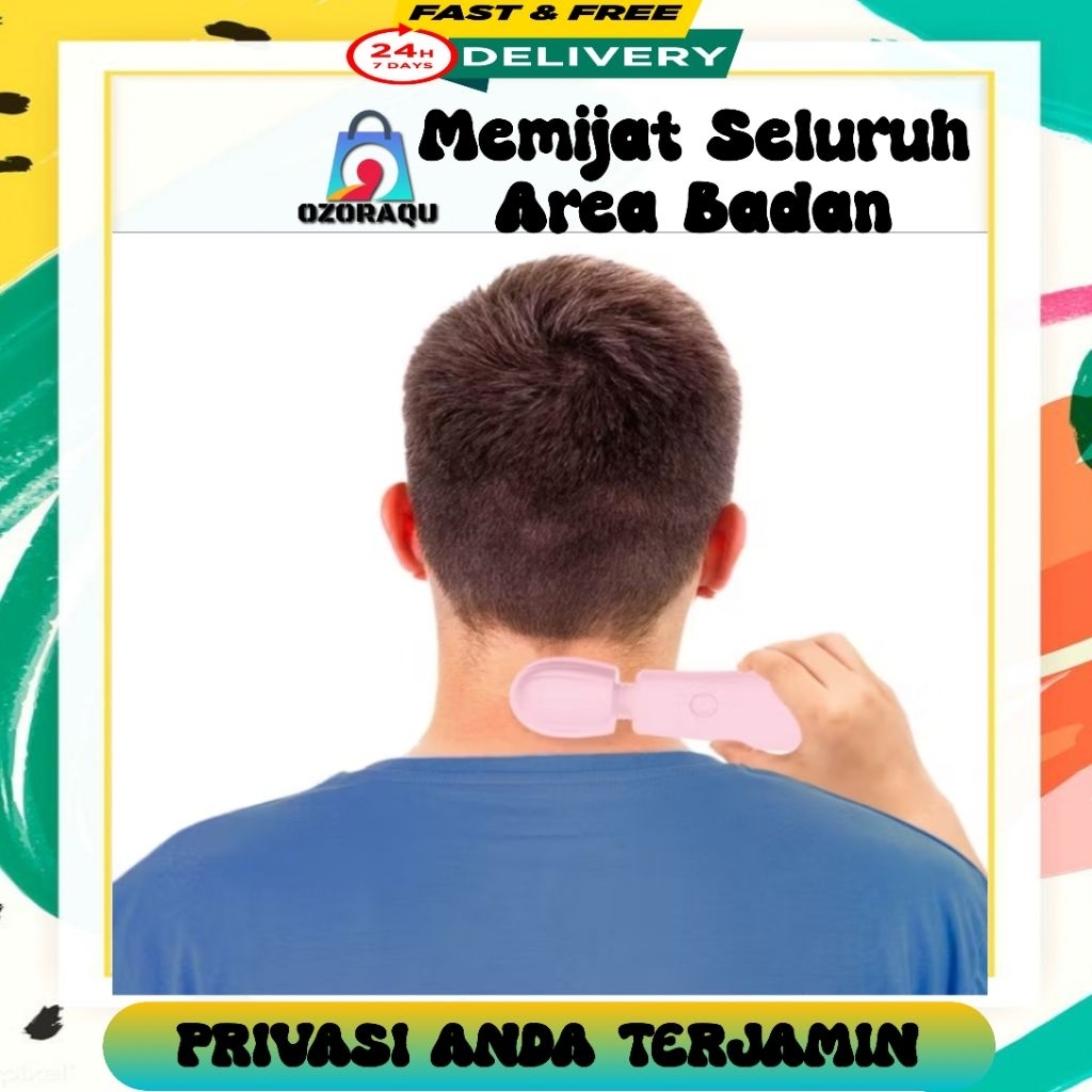 M Wand Massager Pijat Terapi Relaksasi Otot Elektrik