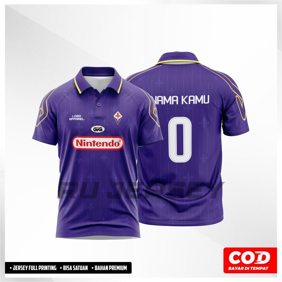 Jersey Fiorentina 1997 Retro Full Printing