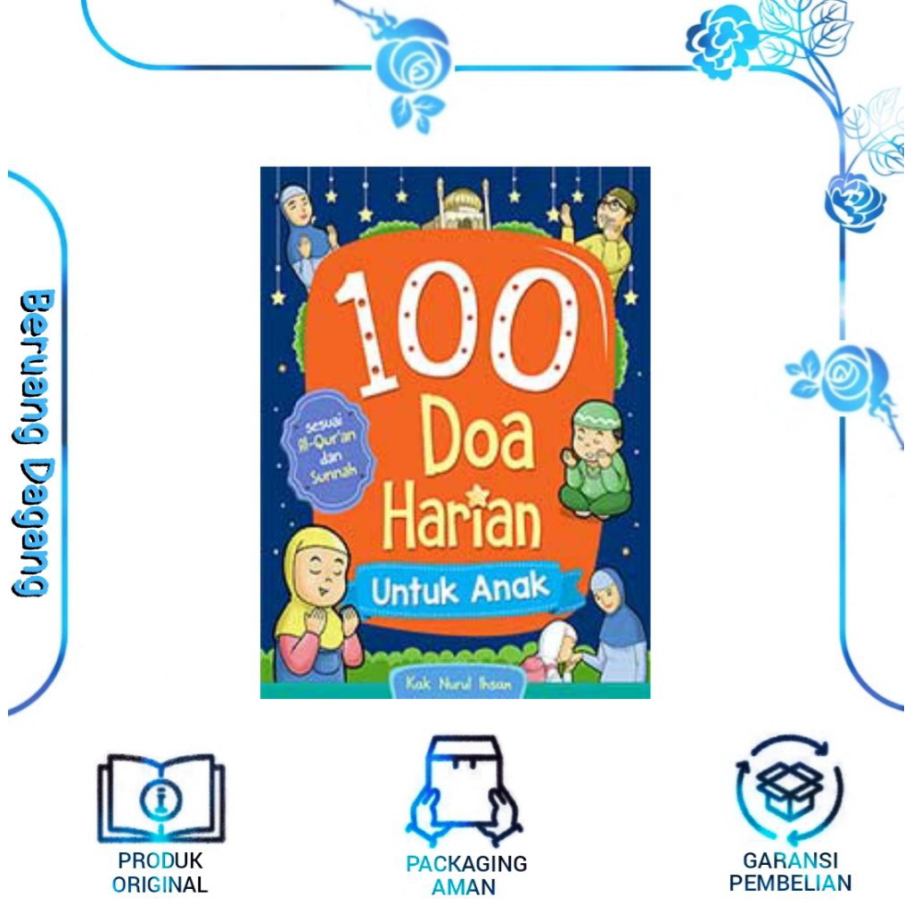 Buku 100 DOA HARIAN UNTUK ANAK : SESUAI AL QURAN DAN SUNNAH