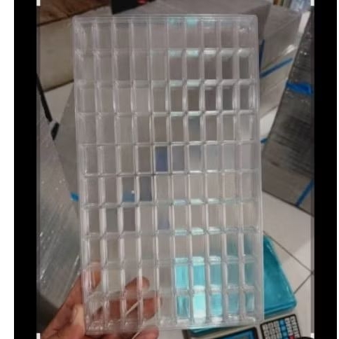 cetakan jelly mika plastik tebal kotak 10 lembar