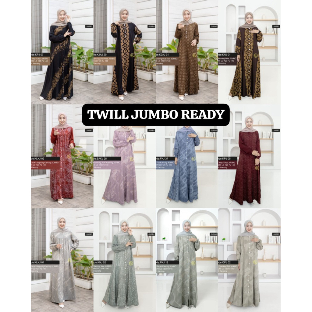 GAMIS TWILL ELZHAF JUMBO KATALOG TERBARU