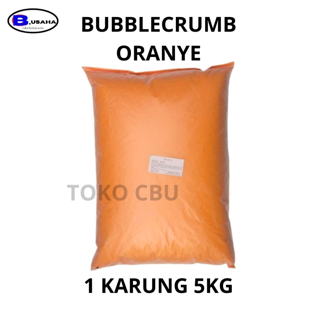 

Bubblecrumb Oranye Tepung Roti Bulat Bubble 5kg