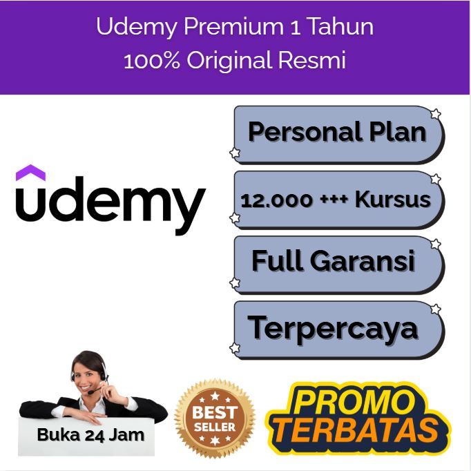 Udemy Premium 1 Tahun Personal Plan Full Garansi