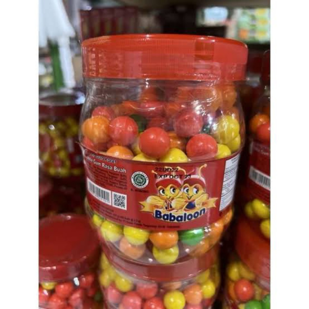 

babaloon permen karet jadul rasa buah