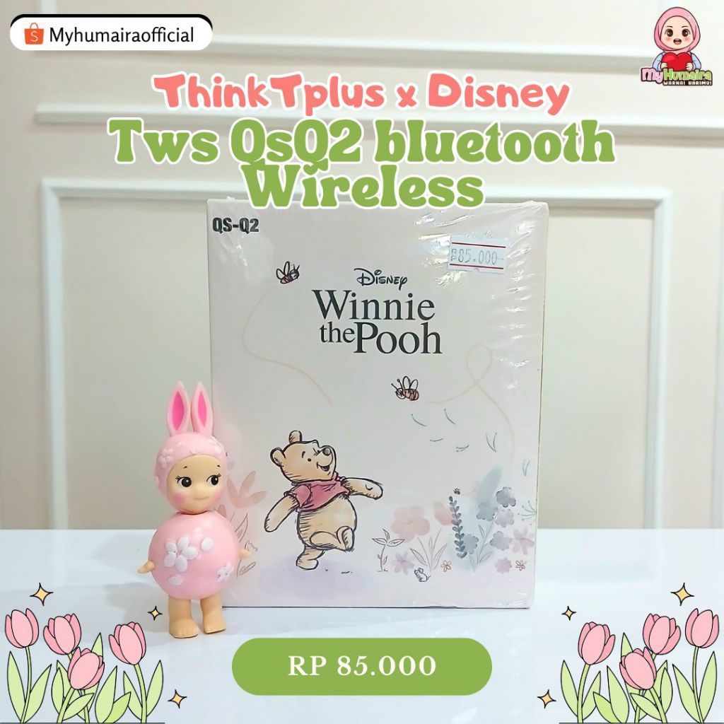 [TENGGARONG] TWS WINNIE THE POOH DISNEY X THINKPLUS OS02 BLUETOOTH WIRELESS