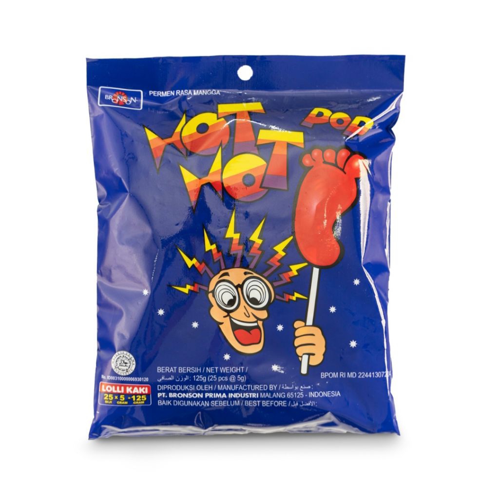 

Permen Hot Hot Pop Permen Kaki/Permen Kaki Hot Hot Pop Sak (Isi 25pcs)/Permen Gagang Permen Jadul