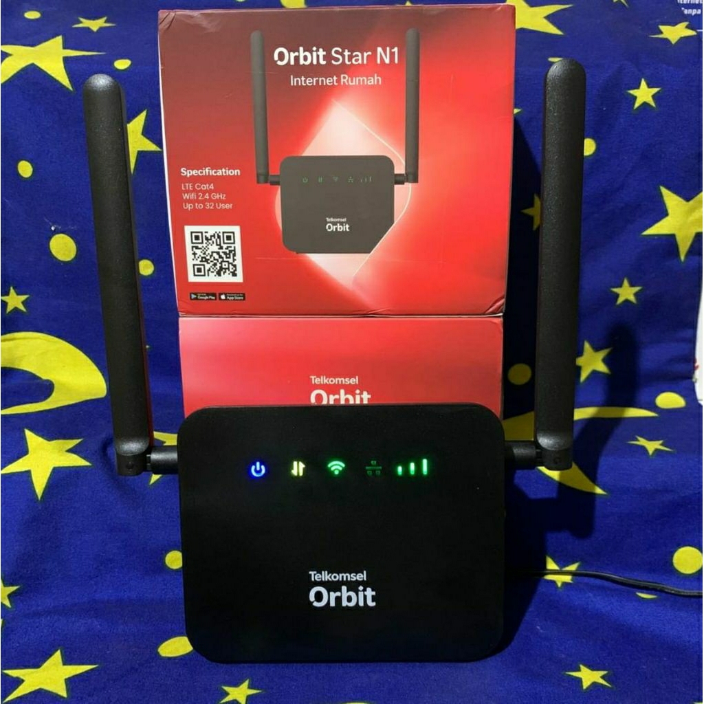 Orbit Star N1 Wifi 4G LTE Router HKM127-A T-Sel Only 4G TELKOMSEL Orbit Byu Unlimited