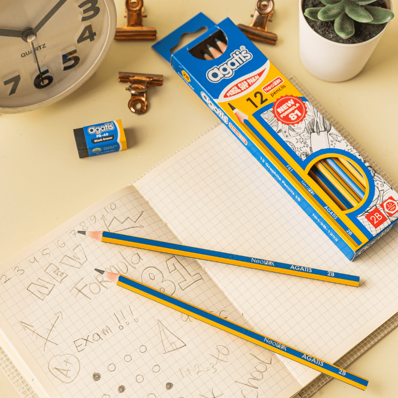 

PACK AGATIS NEOPEX PENCIL 2B SET 12 SHARPENED
