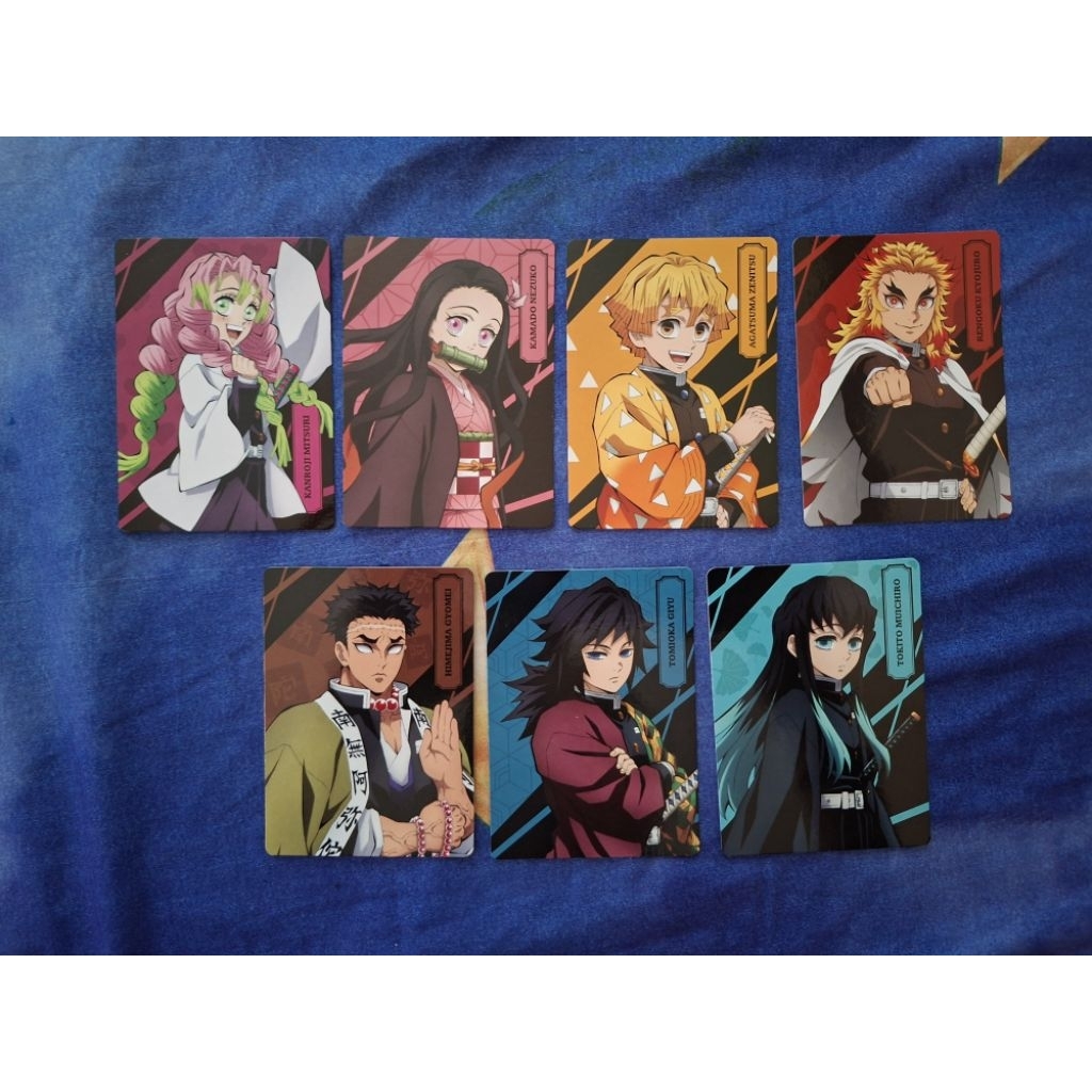 (Official) Photocard Collectible Card Demon Slayer x Familly Mart