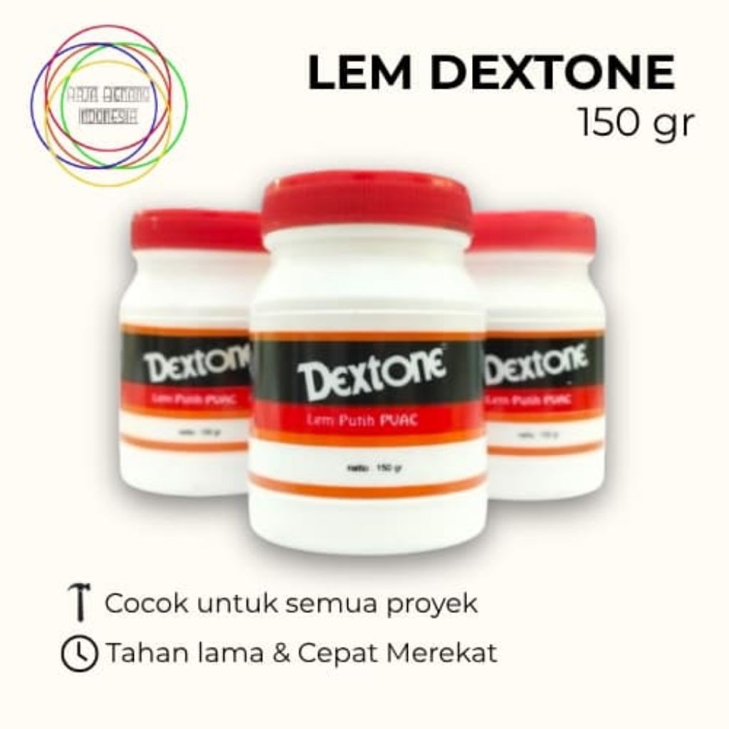 

Lem Putih PVAC Dextone / lem kertas @150 gram