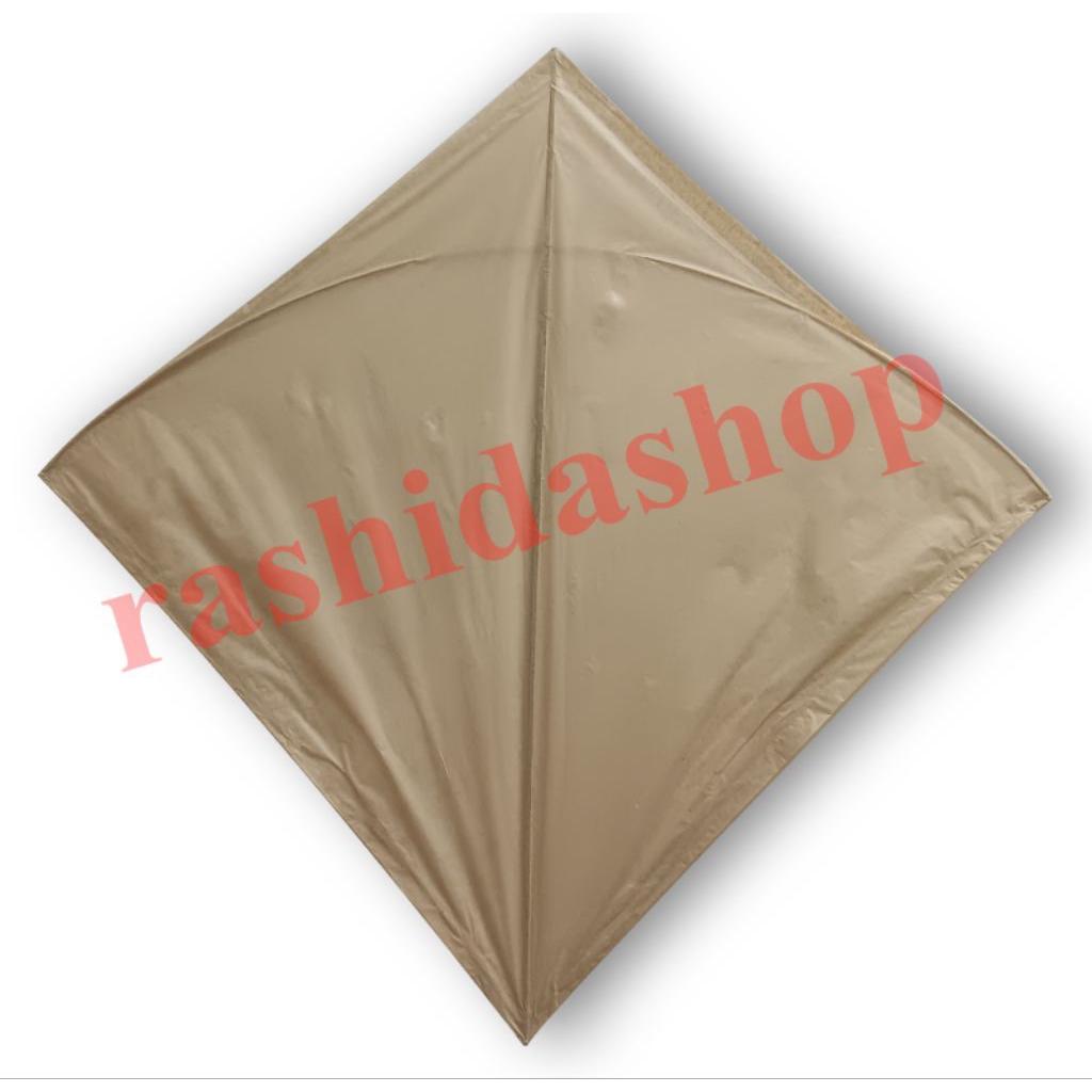 layangan seot kertas coklat polos isi 50