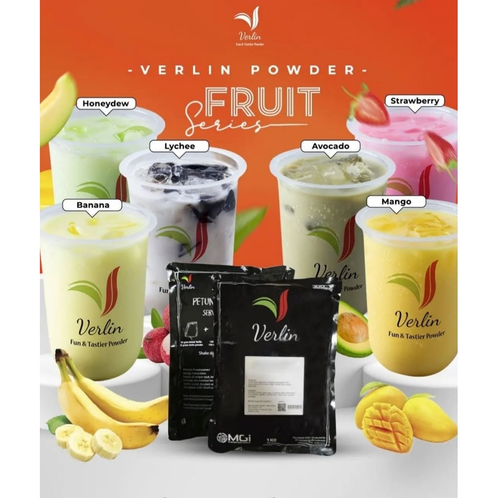 

VERLIN FRUIT TEA SERIES/BUBUK MINUMAN/SERBUK MINUMAN PREMIUM VIRAL
