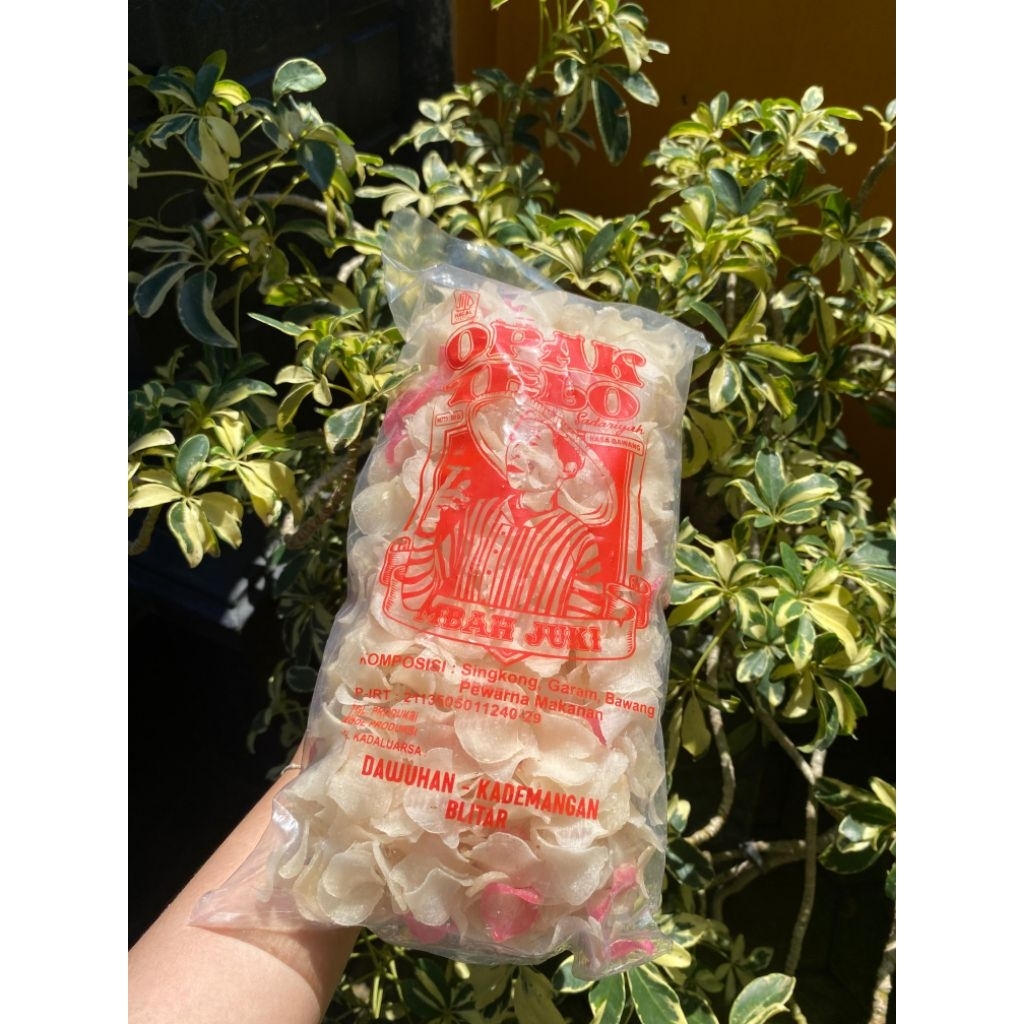 

Kerupuk singkong ( opak telo mbah zuki) 1000 gram/1kg