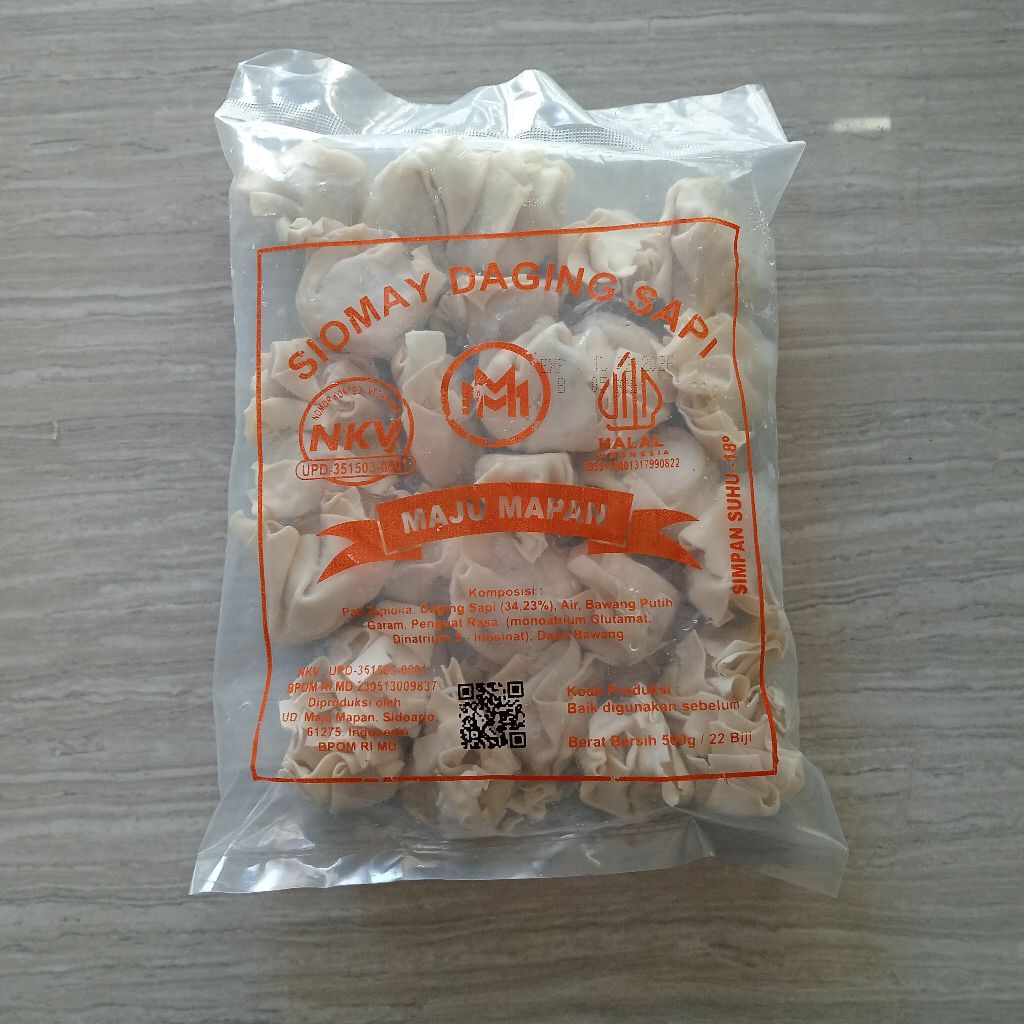 

MAJU MAPAN Siomay Daging Sapi 500g isi 22