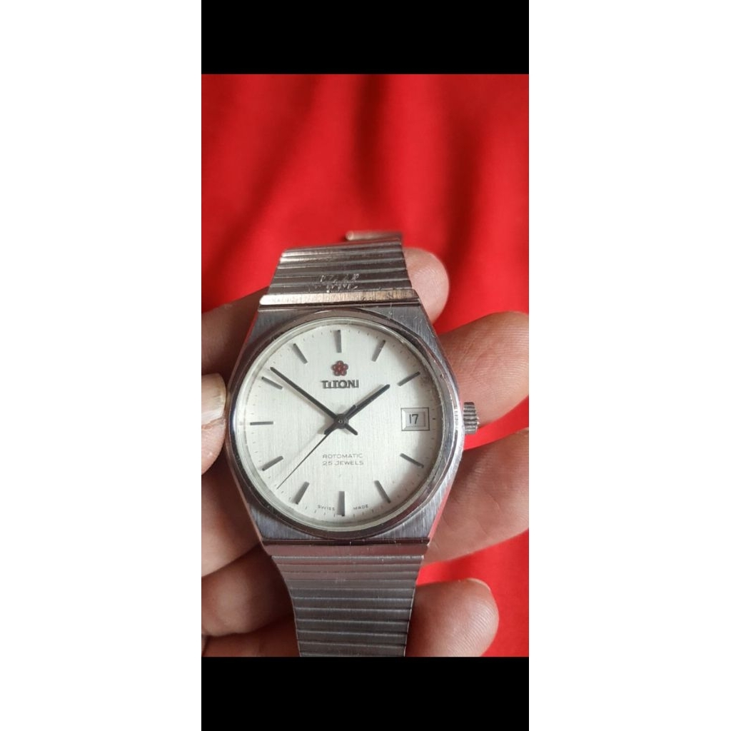 Jam Tangan Antik (Vintage) TITONI - SPACE STAR, Rotomatic, FULL ORIGINAL, Mulus.