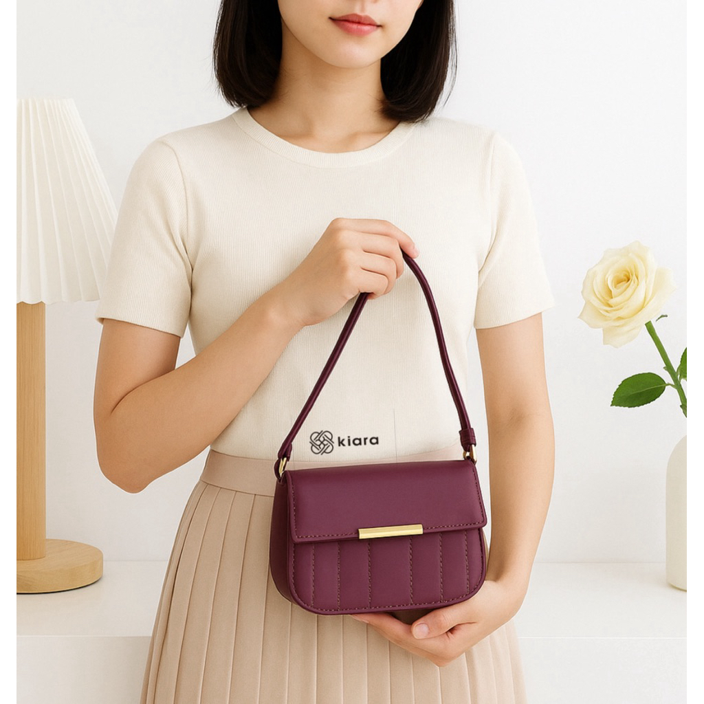 (kiara) TAS ALENA tas selempang bordir wanita slingbag muat HP dompet tas korea