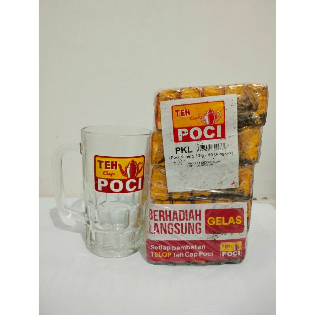 

TEH POCI KUNING bonus gelas cantik
