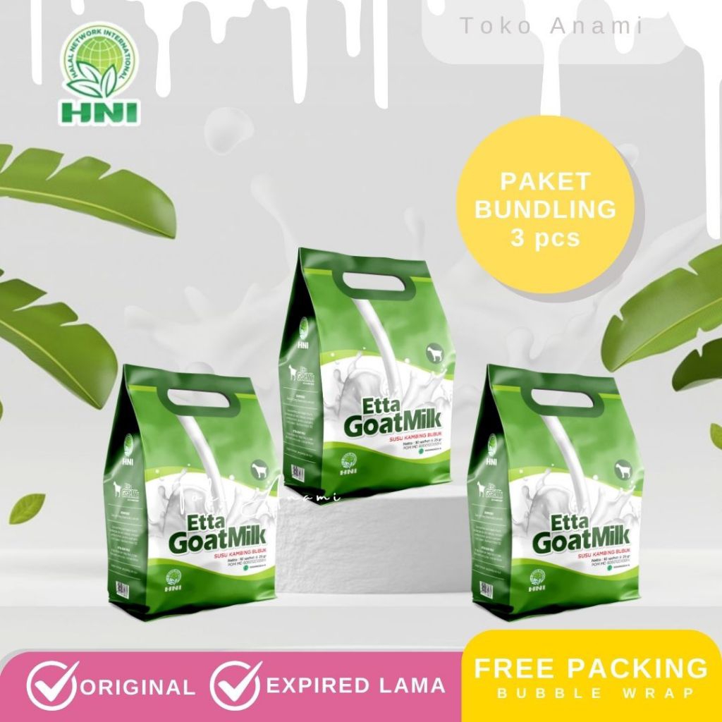 

Bundling 3 pcs Etta Goat Milk Susu Kambing Etawa