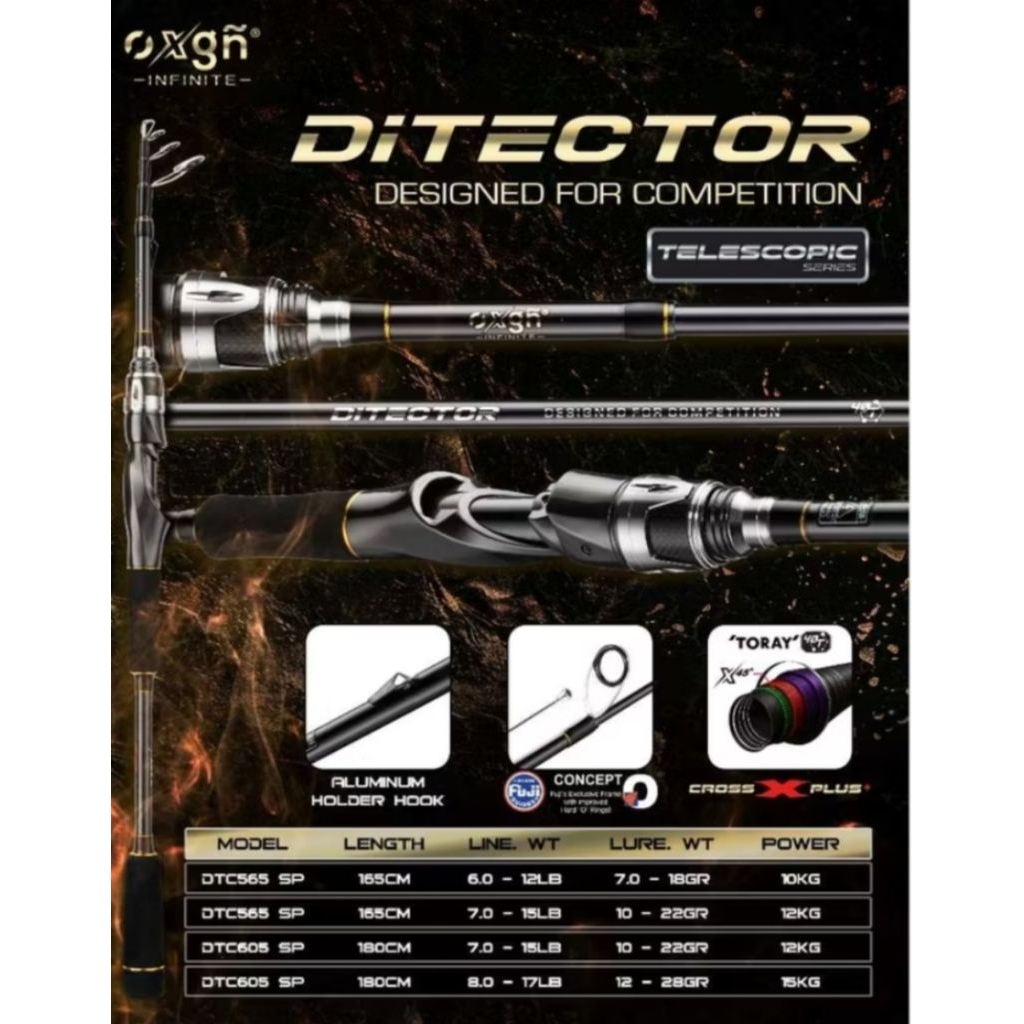 JORAN OXGN DITECTOR FUJI TELESCOPIC SPINNING