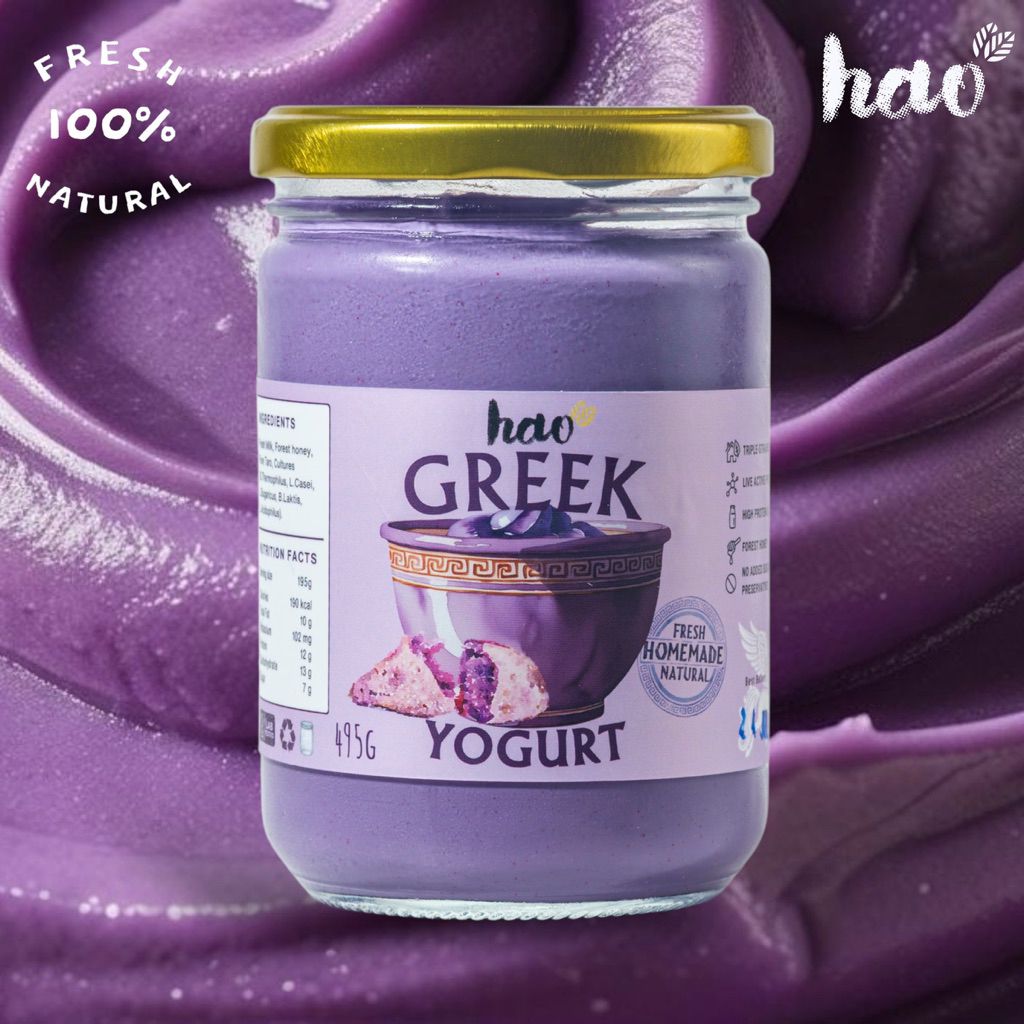 

Hao Greek Yogurt PURE TARO Live Active Probiotics
