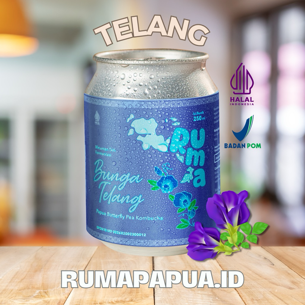 

RUMA Kombucha Telang - Kaleng 250 Ml