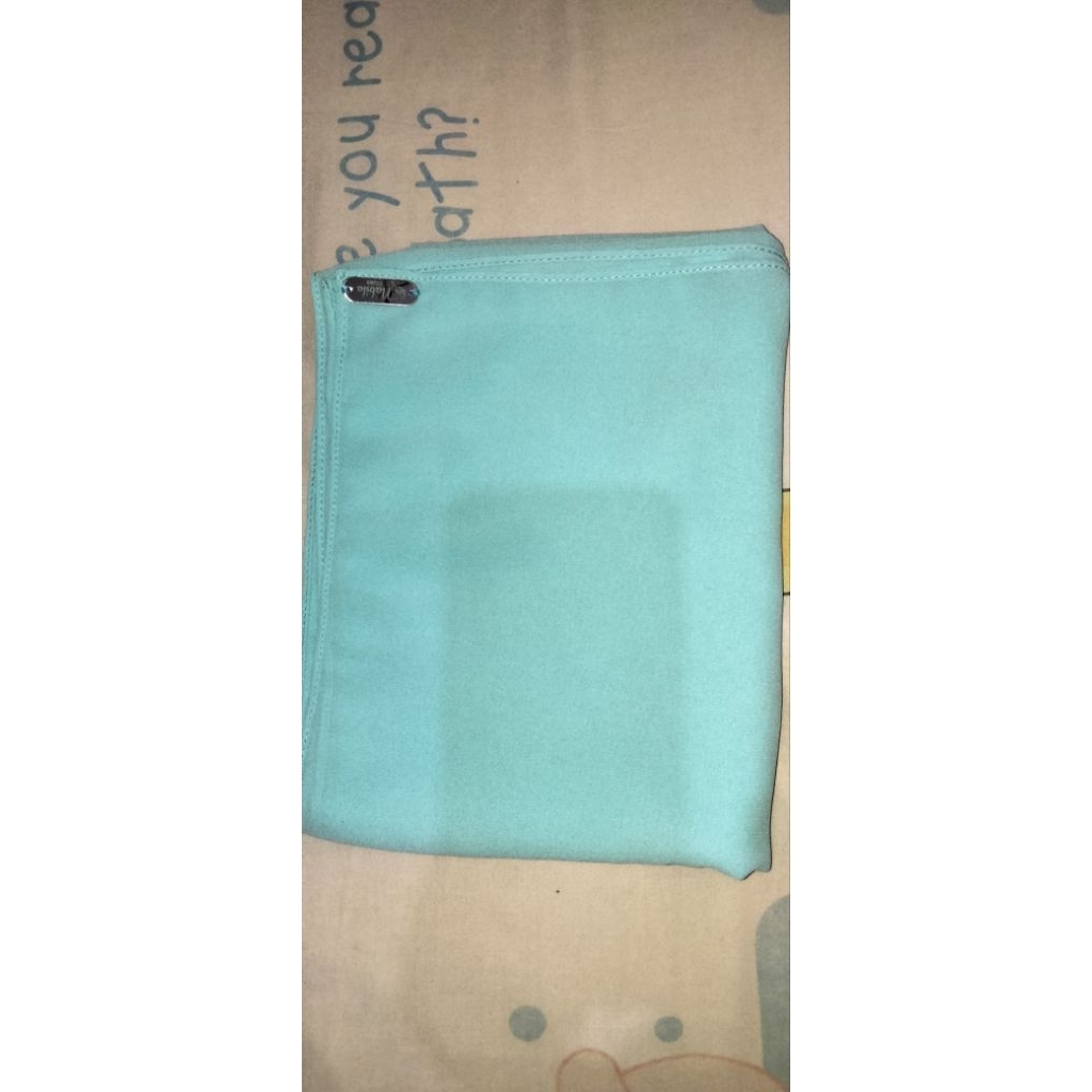 NABILA HIJAB-Pashmina ceruty baby doll bahan premium biru soft