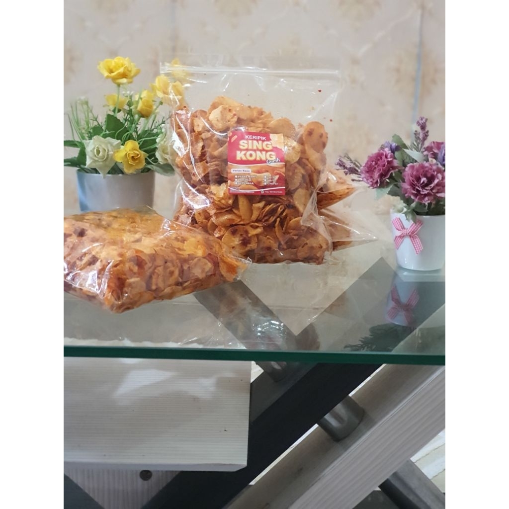 

kripik singkong pedas manis