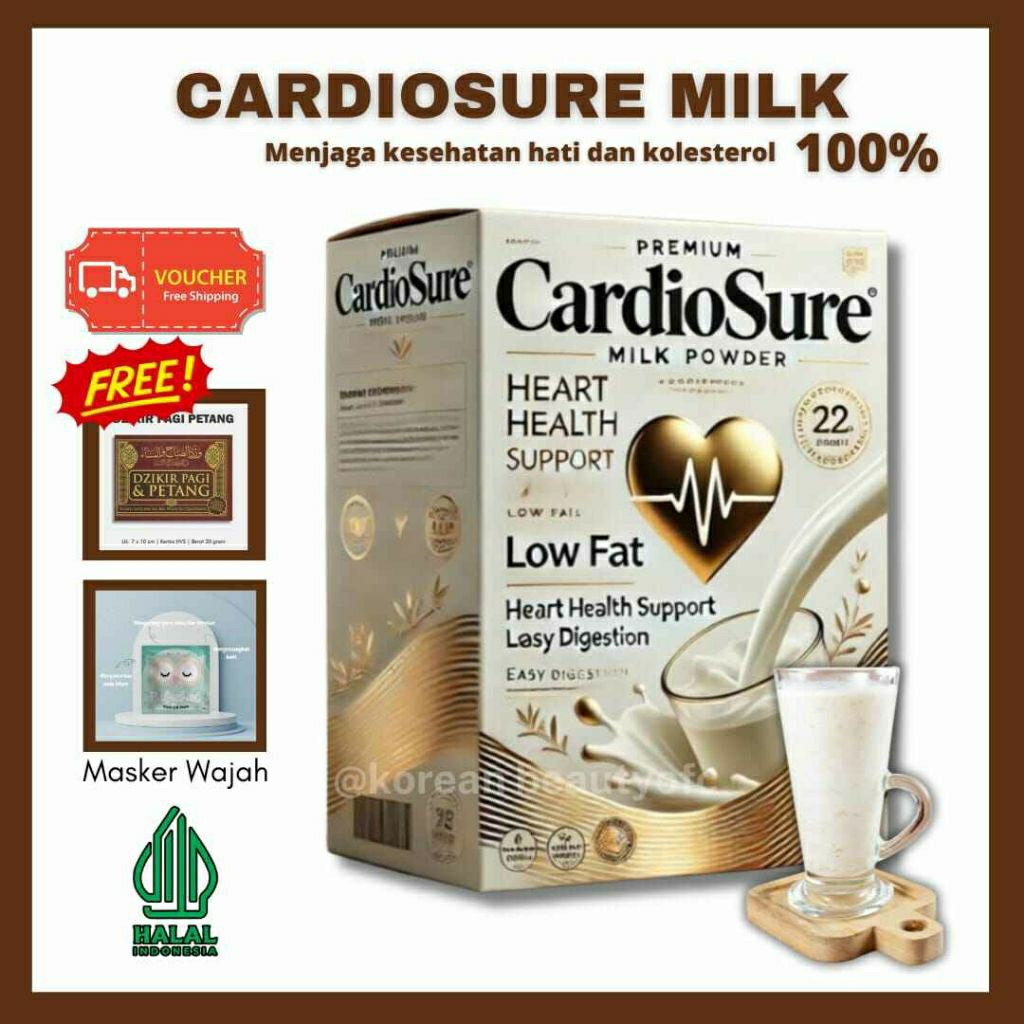 

Cardiosure Premium Original Susu Untuk Hipertensi Darah Tinggi dan Kolestrol
