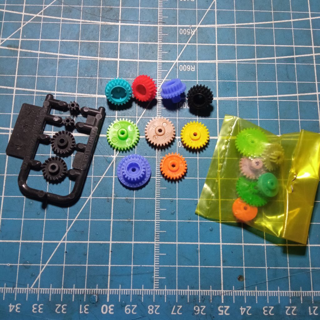 Tamiya gear set original / gir tamiya / gear 32 original tamiya / gear coklat tamiya / tamiya gear i