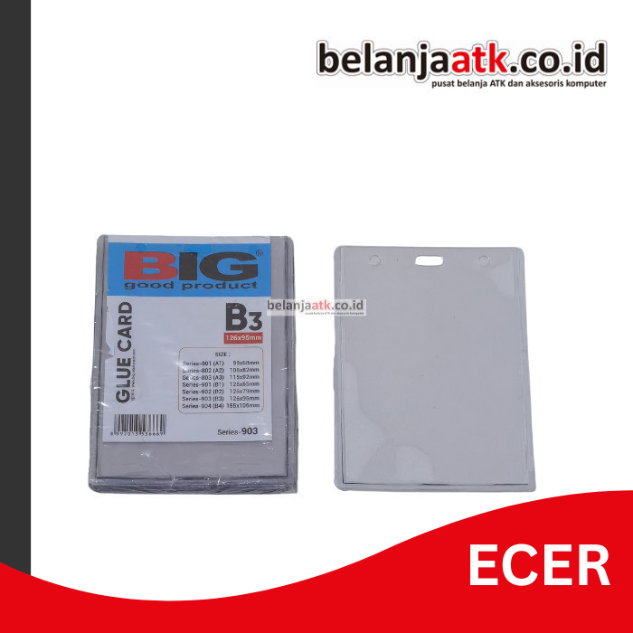 

[ECER] ID Card/Name Tag Plastik BIG B3